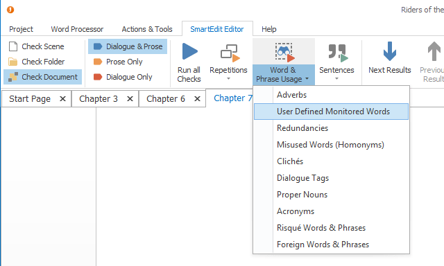 Word Usage Checks